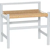 Hubsch Banc Heritage petit gris clair