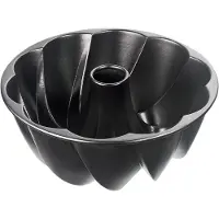 Kaiser Inspiration Gugelhupf Pan 25 Cm Curved Surface Mold Noir