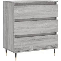 vidaXL Sideboard Gris Sonoma 60x35x70 cm Bois composite