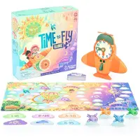 Learning Resources Lernspiel Time to Fly Clock Game bunt für Kinder