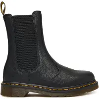 Dr. Martens Boots 2976 Hi Chelsea Boot Black Milled Nappa femmes - Noir - 39