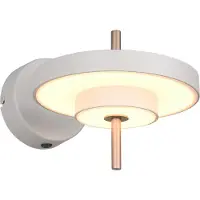TRIO Applique murale moderne Keaton blanc