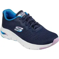 SKECHERS Femmes, Baskets, Arch Fit sneaker femmes, Bleu, (36)