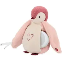 Kaloo Veilleuse pingouin rembourrée Rose Rose Taille unique