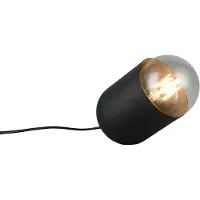 TRIO Lampe de table Nara noir