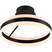 TRIO Plafonnier design Dios noir