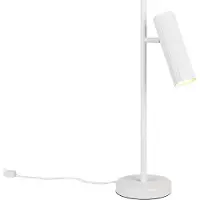 TRIO Lampe de table élégante Soka blanc