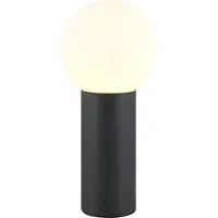 TRIO Lampe de jardin sphérique 40 cm Mures anthracite