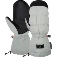 Reusch Gants de sport 'Puffy' gris clair / noir