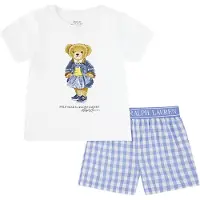 Polo Ralph Lauren Acc Ensemble de Pyjama Polo Ralph Lauren - Île du port Blue av. Pelu - - 8-10 ans (128-140) - Esemble de Pyjama