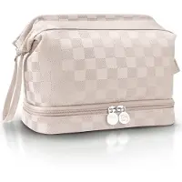 Sc Skycases Travel Essentials - Trousse de toilette et de maquillage - Imperméable et compacte - Convient pour le voyage et l'usage quotidien - Unisexe - Rose clair