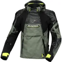Sonstiges Veste textile imperméable Macna Bradical Camo pour moto, vert/camouflage, M