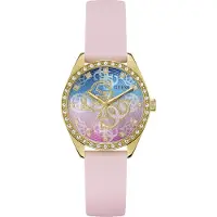 GUESS Montre-bracelet pour femme AVA GW1042L2 en silicone