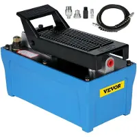 Vevor Pompe à Pied Hydraulique Pneumatique 1,6 L