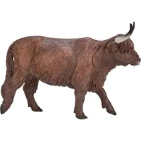 MOJO Figurine - - Vache écossaise des hautes terres - Taille XL - Fabriquée à la main - 3 ans+