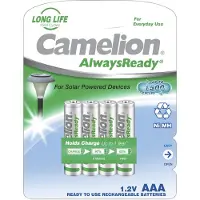Camelion Micro-Akku 1,2V, 600mAh, Typ AAA, NiMH, 4er-Blister