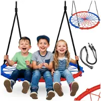 Neo-Sport Swingo Net 95 cm | Swingo Net 95 cm balançoire pour enfants | Balançoire pour enfants - Swingo Net - 95 cm
