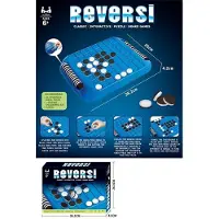 Halay Reversi, jeu de société stratégique pour 2 joueurs – Jeu de réflexion favorisant la stratégie, la logique et la concentration