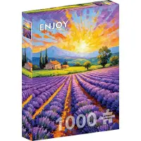 Enjoy Puzzle Bon Amusement Avec Le Puzzle « Lavendel Decay Of The Sun » 1000 Pièces
