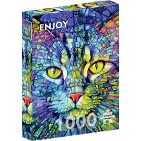Enjoy Puzzle DÉCOUVREZ le puzzle « Fiona, une chatte en vitrail » (1 000 pièces)