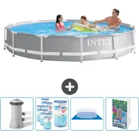 Intex Structure de piscine Prism Frame, modèle rond - 366 x 76 cm - 5 pièces - SCB119