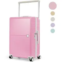 Sc Skycases City Walker - Valise de voyage moyenne 77L - Légère et résistante - Roues pivotantes à 360° - Verrouillage TSA original - Housse de protection et pochette humide incluses - 66 x 45 x 26 cm -