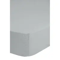 Bonjour Drap-housse 90x220 cm Gris clair