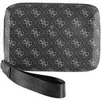 GUESS pour homme. PMMOLOP4432 Trousse de toilette noire monogrammée (OSFA), Casuel, Polyuréthane