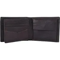 Fossil porte-monnaie Neel Large Coin Pocket Bifold Brown brun