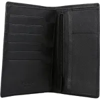 PICARD Cuir porte-monnaie Eurojet Scheintasche Black noir