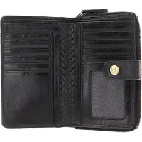 Chiemsee porte-monnaie Antwerp Wallet with Flap Black noir
