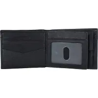 Fossil porte-monnaie Neel Large Coin Pocket Bifold Black noir
