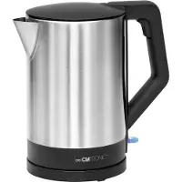 Clatronic WKS 3288 Bouilloire sans Fil 1,7 L 2200 W Acier Inoxydable