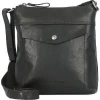 Spikes & Sparrow Cuir sac à épaule bandoulière DEBRA Crossover Black noir