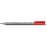Staedtler 10 Lumocolor crayons à papier rouge 0,4 mm non-permanent (10x)
