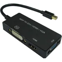 Value Valeur 12993154 0,1 m Mini DisplayPort DisplayPort + DVI + HDMI Noir
