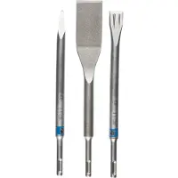 Bosch Accesorios Sds-plus Long Life 250/260 Mm Chisel Set 3 Units Gris,Argenté