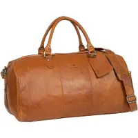 Mustang Cuir sac de voyage Catania Travel Bag Cognac brun