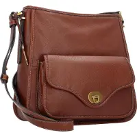 Fossil sac à épaule bandoulière sac à épaule Heritage Hobo Bag Brown brun