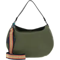 Gabs Cuir sac à épaule bandoulière sac à épaule Angelique TG Ruga Black Bag Salice kaki