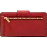 Fossil porte-monnaie Logan RFID Tab Clutch Garnet rouge