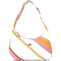 Oilily sac à épaule Heaven Hobo Bag Summer Stripes Misty Rose coloré