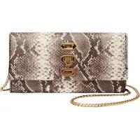 Fossil porte-monnaie sac à épaule Penrose Wallet Python gris