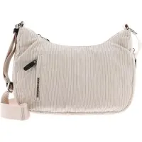 Mandarina Duck Hunter Velvet Hobo Medium Exp Shoulder Bag Beige
