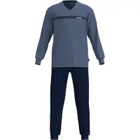 Tom Tailor Pyjama long saphir / bleu foncé
