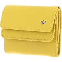 Golden Head porte-monnaie Madrid RFID Protect Billfold Coin Wallet With Front Flap Snap Closure Sun Yellow jaune