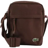 Lacoste sac à épaule bandoulière Neocroc Vertical Camera Bag Puce marron foncé