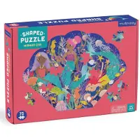 Galison Mermaid Cove 75 Piece Shaped Scene puzzle by Mudpuppy - Mudpuppy