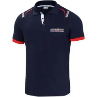 Big Buy Cooking Polo à manches courtes Martini Racing bleu marine XL