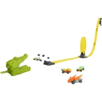 HTI Coffret d'attaque crocodile TEAMSTERZ + 4 voitures 1417333